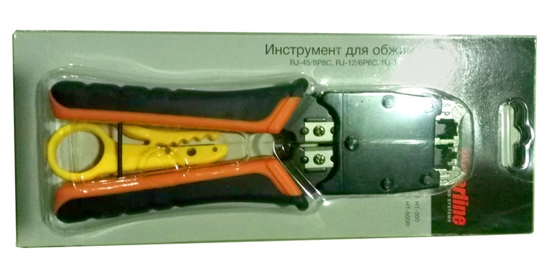 Инструмент обжимной для RJ-45, RJ-12 Crimping Tool (FRC-500RS) ручной инстр. обжимник