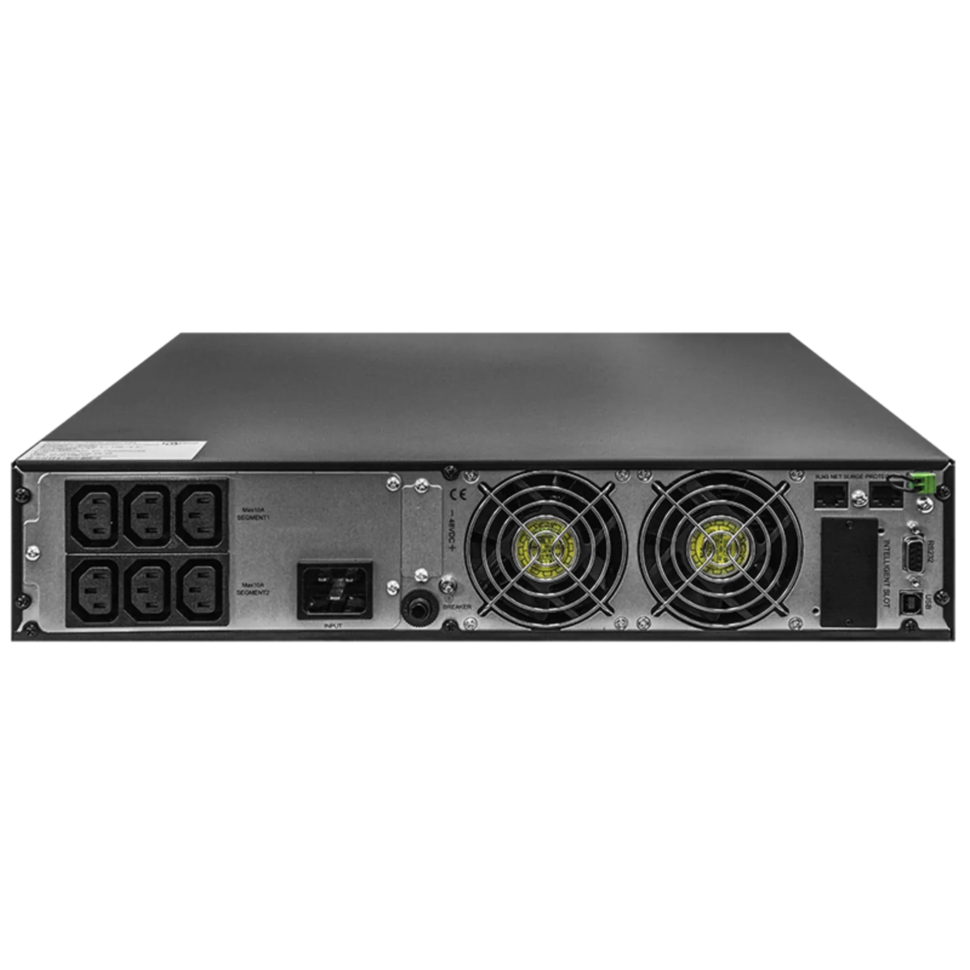 Источник бесперебойного питания on-line серии Element 2000 VA, 48VDC, без АКБ (ток заряда 6А)