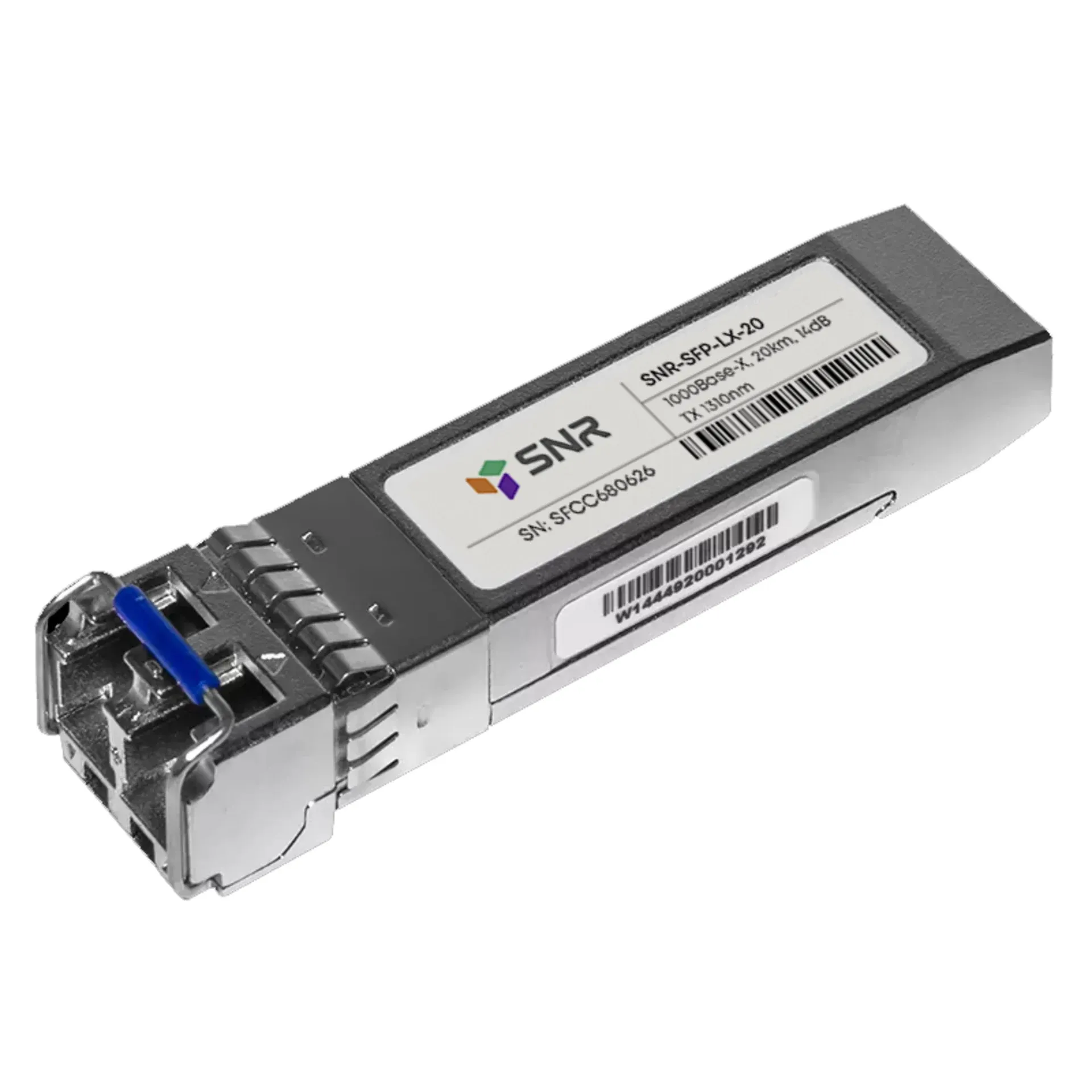 Модуль SFP оптический, дальность до 20км (14dB), 1310нм, индустриальный