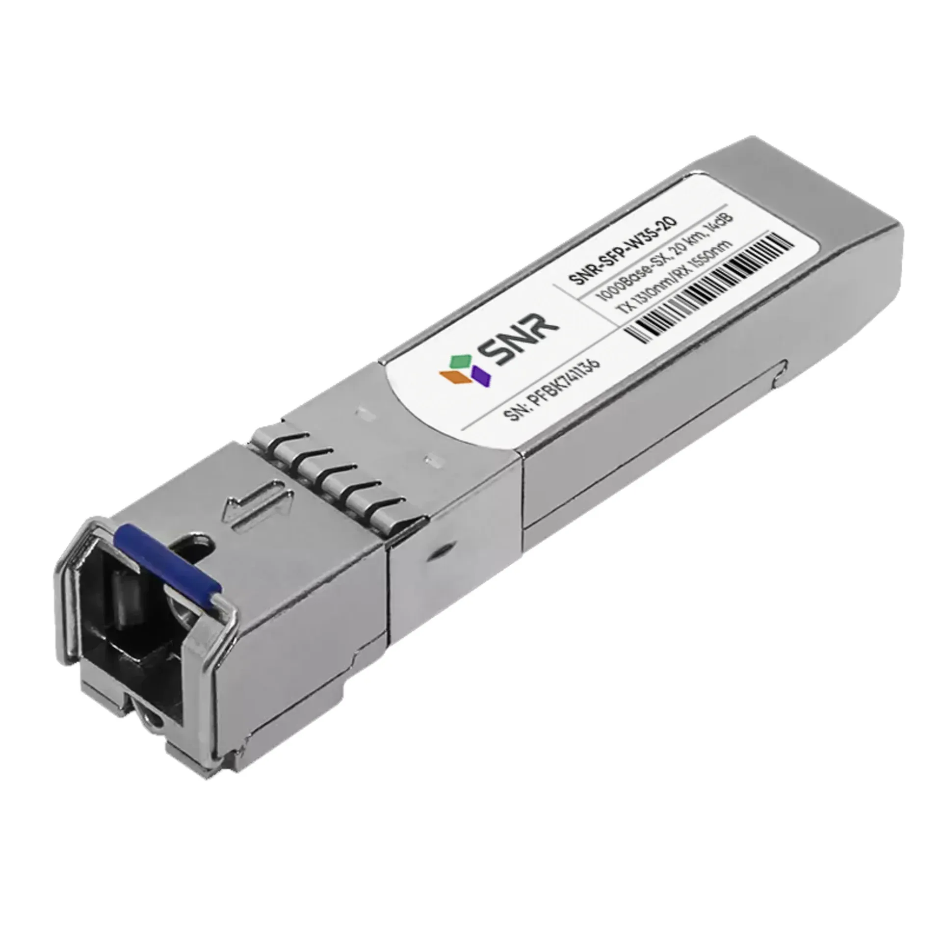 Модуль SFP WDM, дальность до 20км LC (14dB), 1550нм