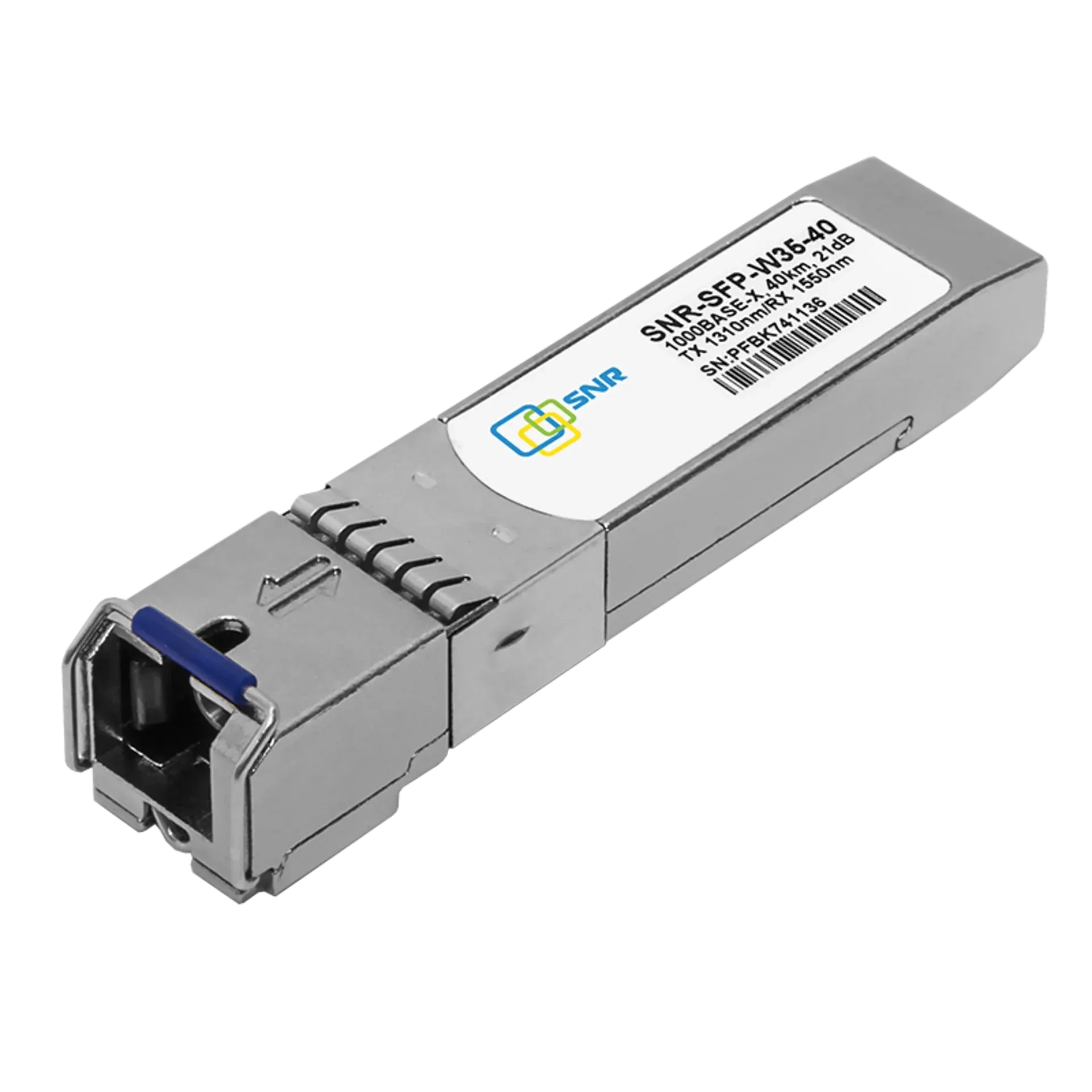 Модуль SFP WDM, дальность до 40км LC (21dB), Tx/Rx: 1550/1310нм