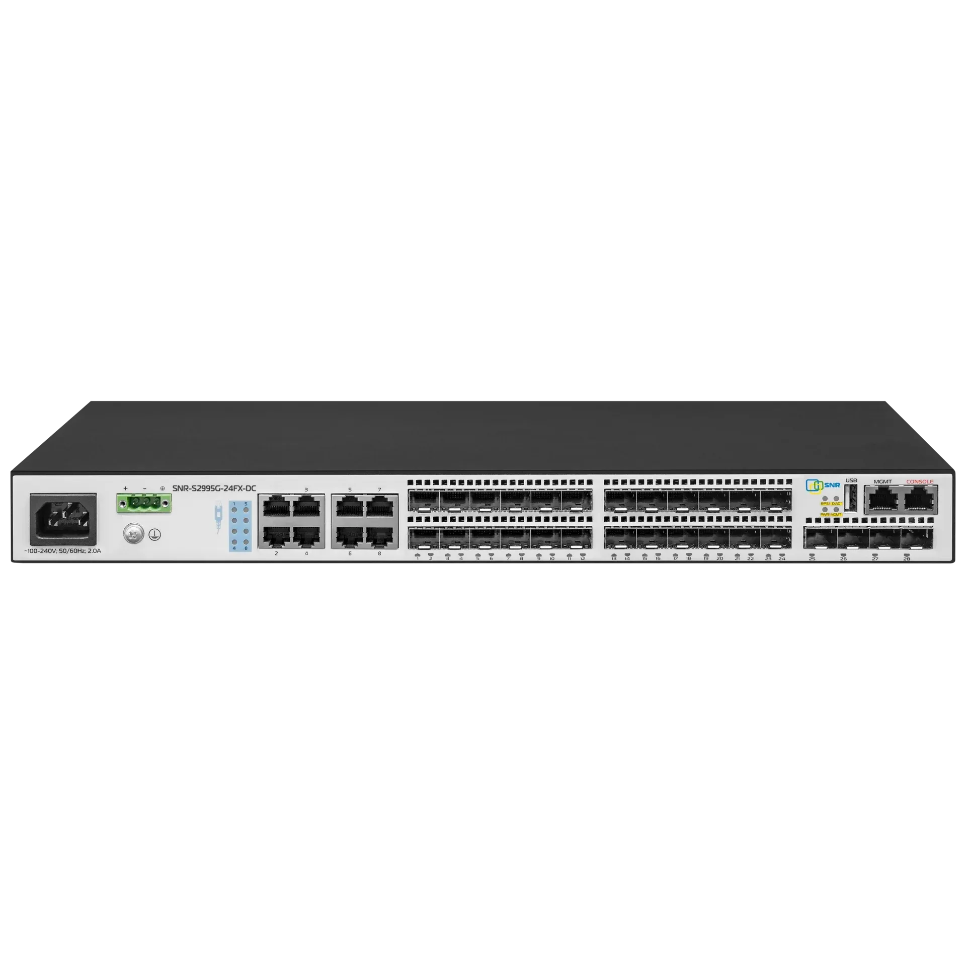 Управляемый коммутатор уровня 3 SNR-S2995G-24FX-DC