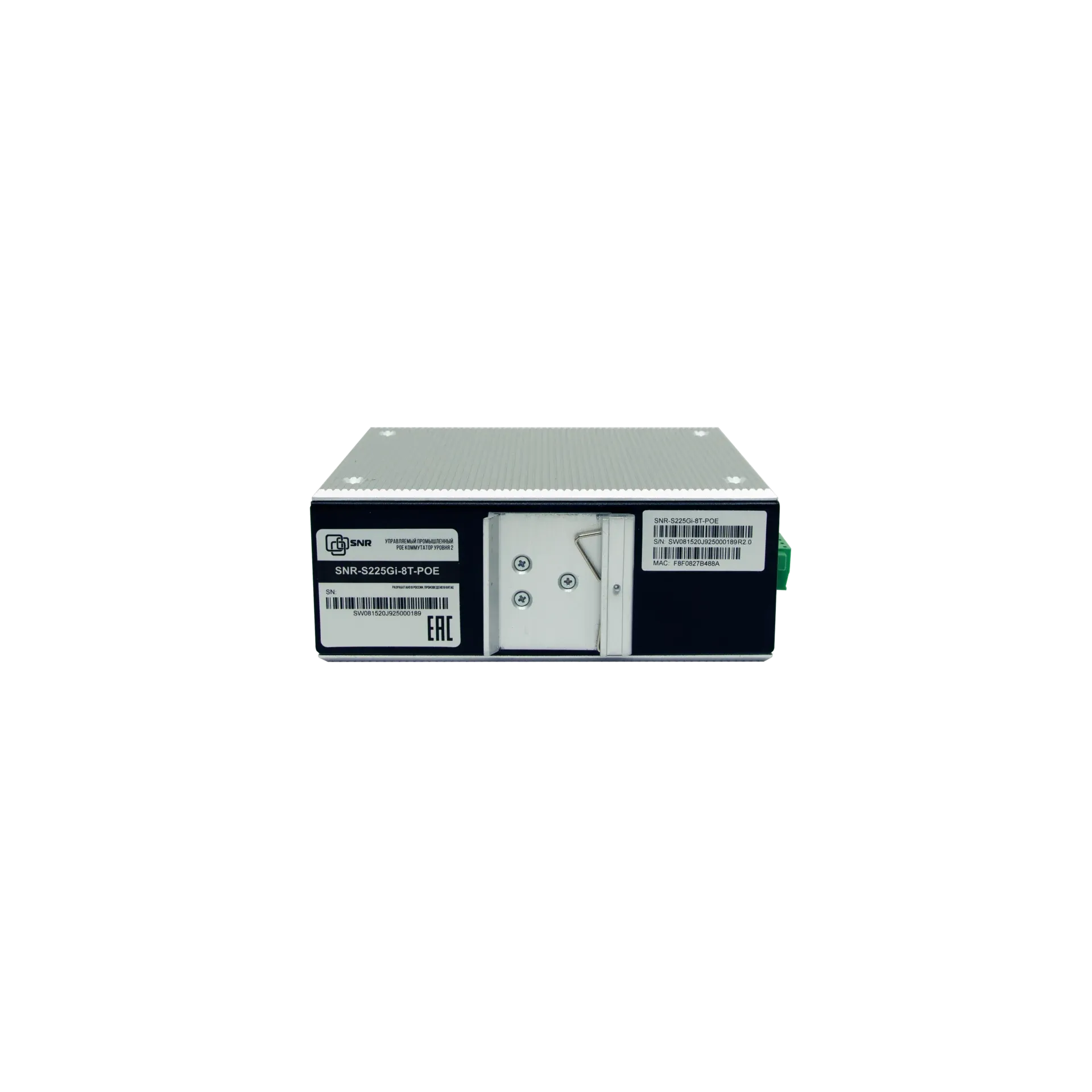 Управляемый промышленный POE коммутатор уровня 2 SNR-S225Gi-8T-POE